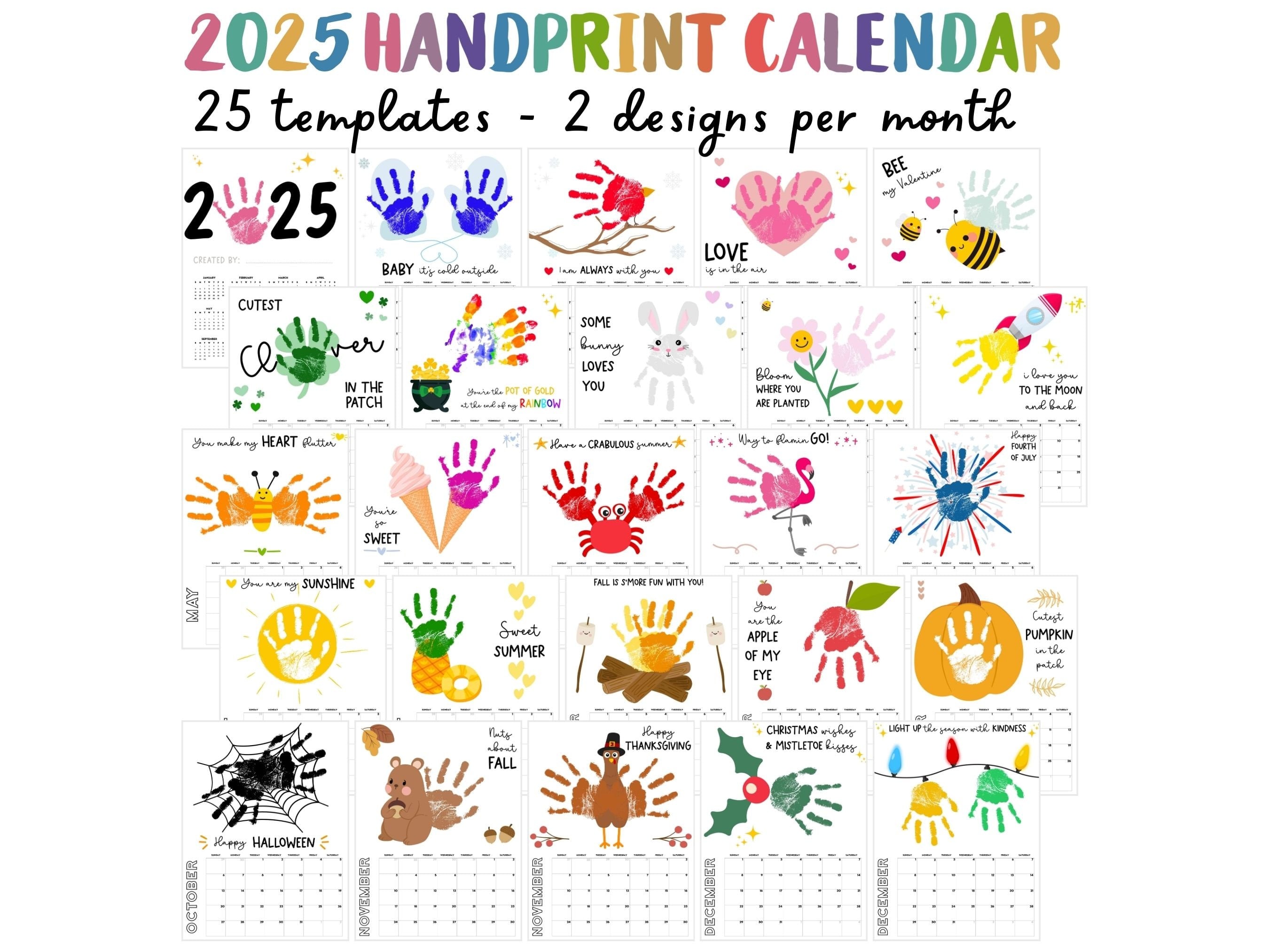 Create Your 2025 Handprint Calendar Today