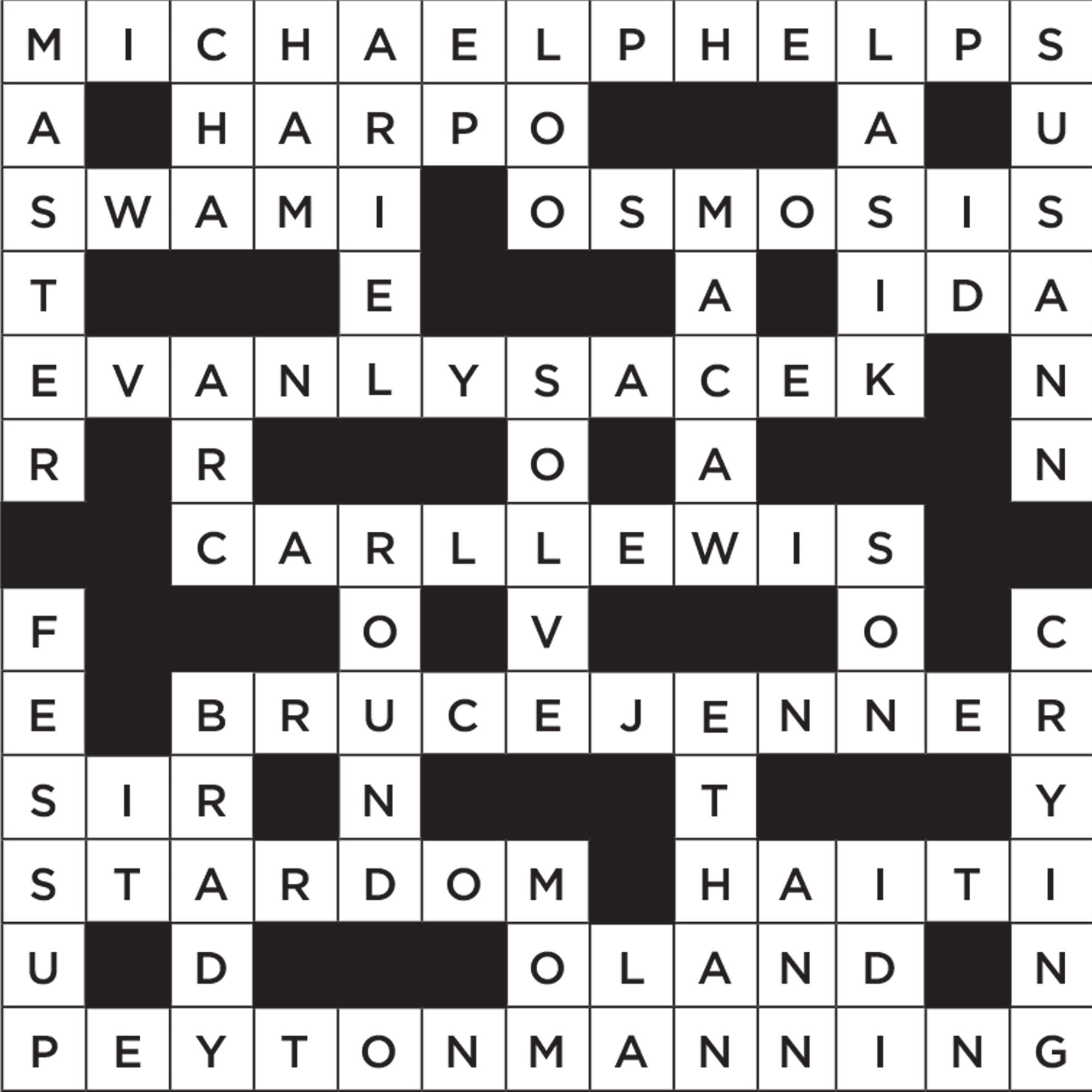 Easy Clues in the New York Times Crossword Puzzle