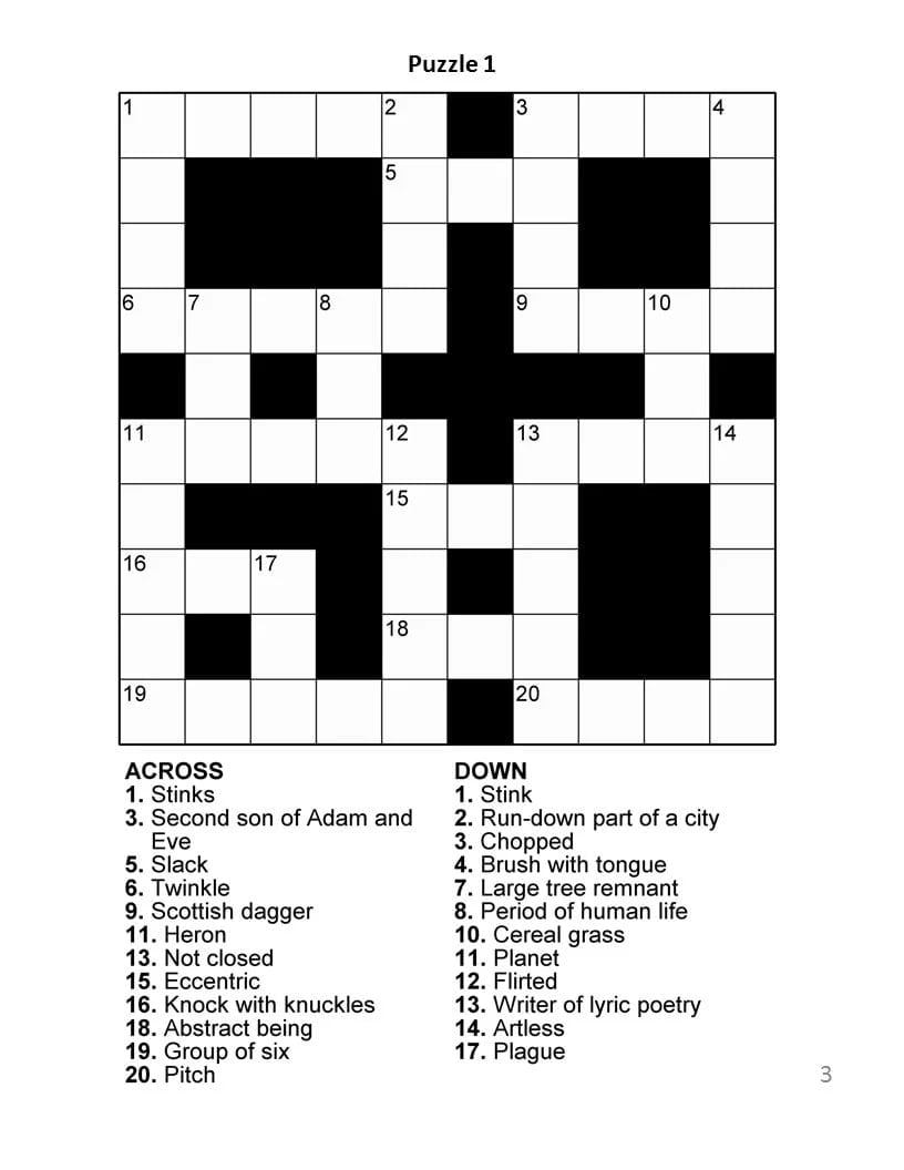 New York Times Crosswords Difficulty Levels