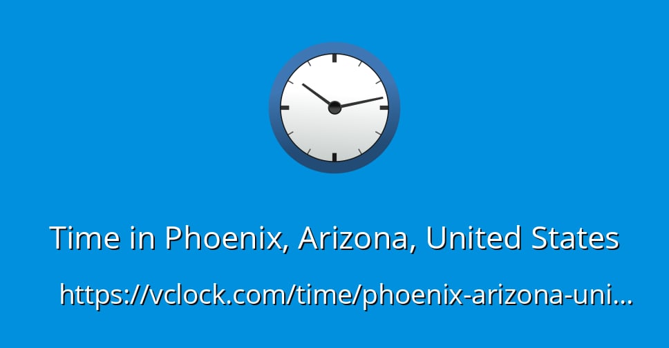 Current Time in Arizona