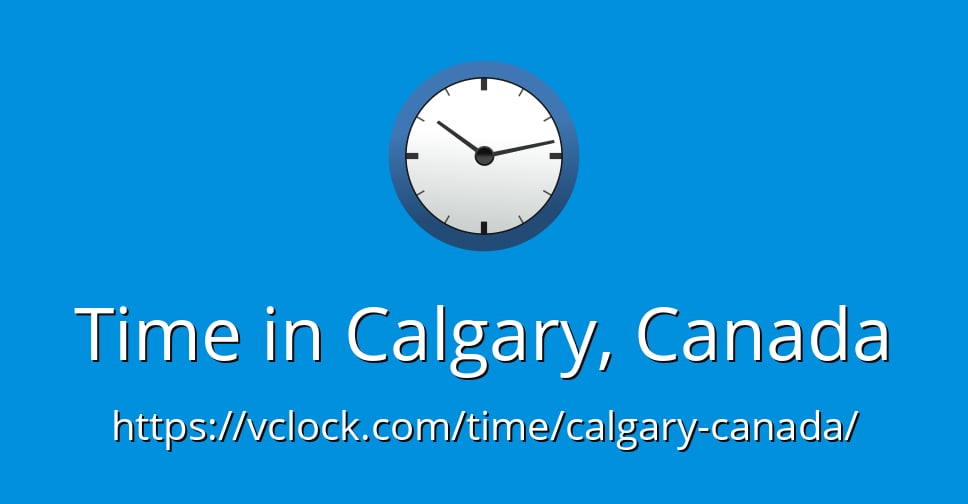 Current Time in Calgary