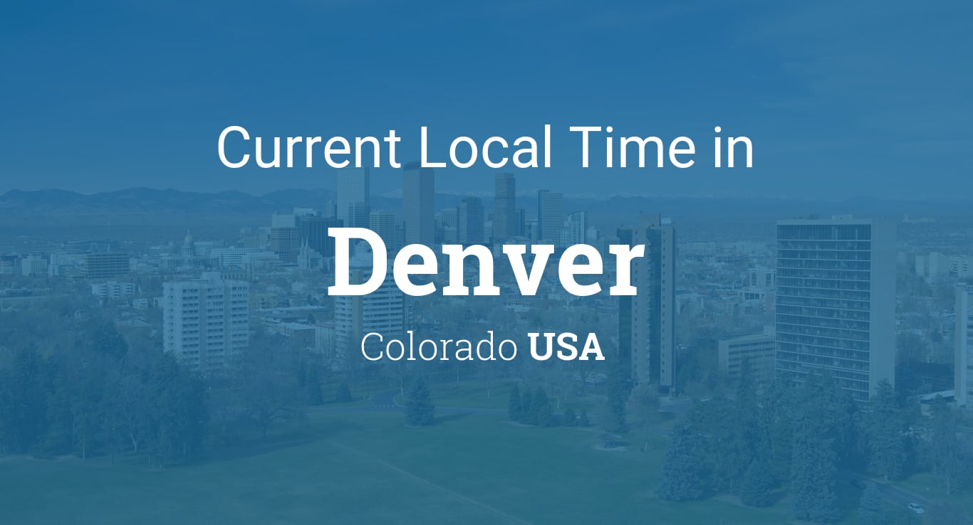 Current Time In Colorado Now