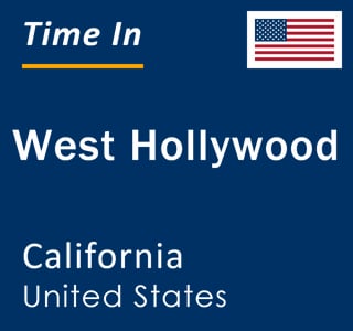 Current Time In Hollywood California