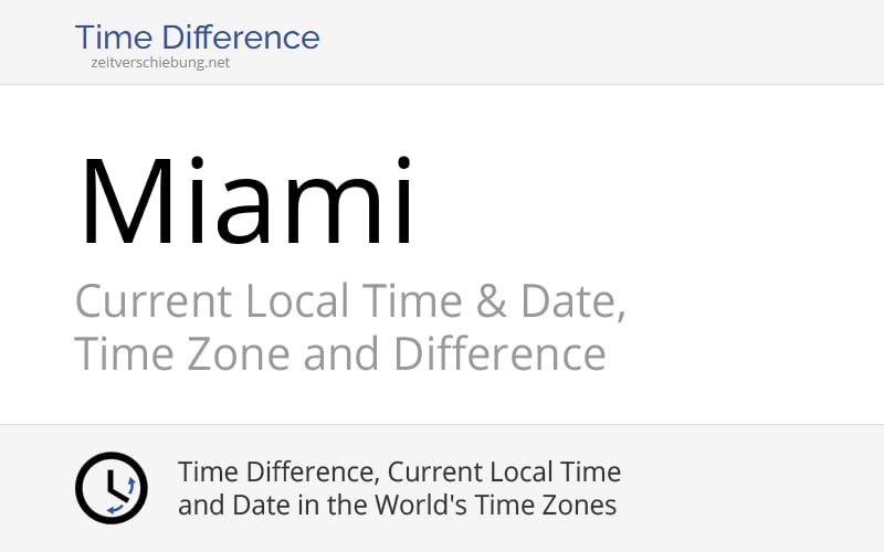 Current Time in Miami