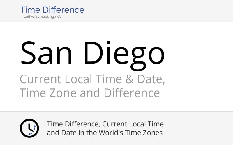 Current Time In San Diego Now