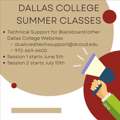 Dallas College Summer Semester