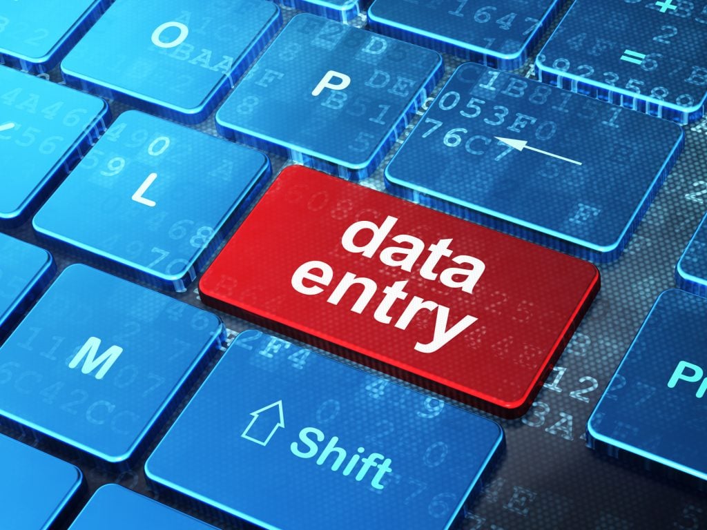 Data entry