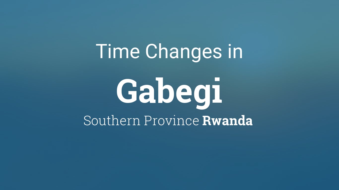 Daylight Saving Time in Rwanda