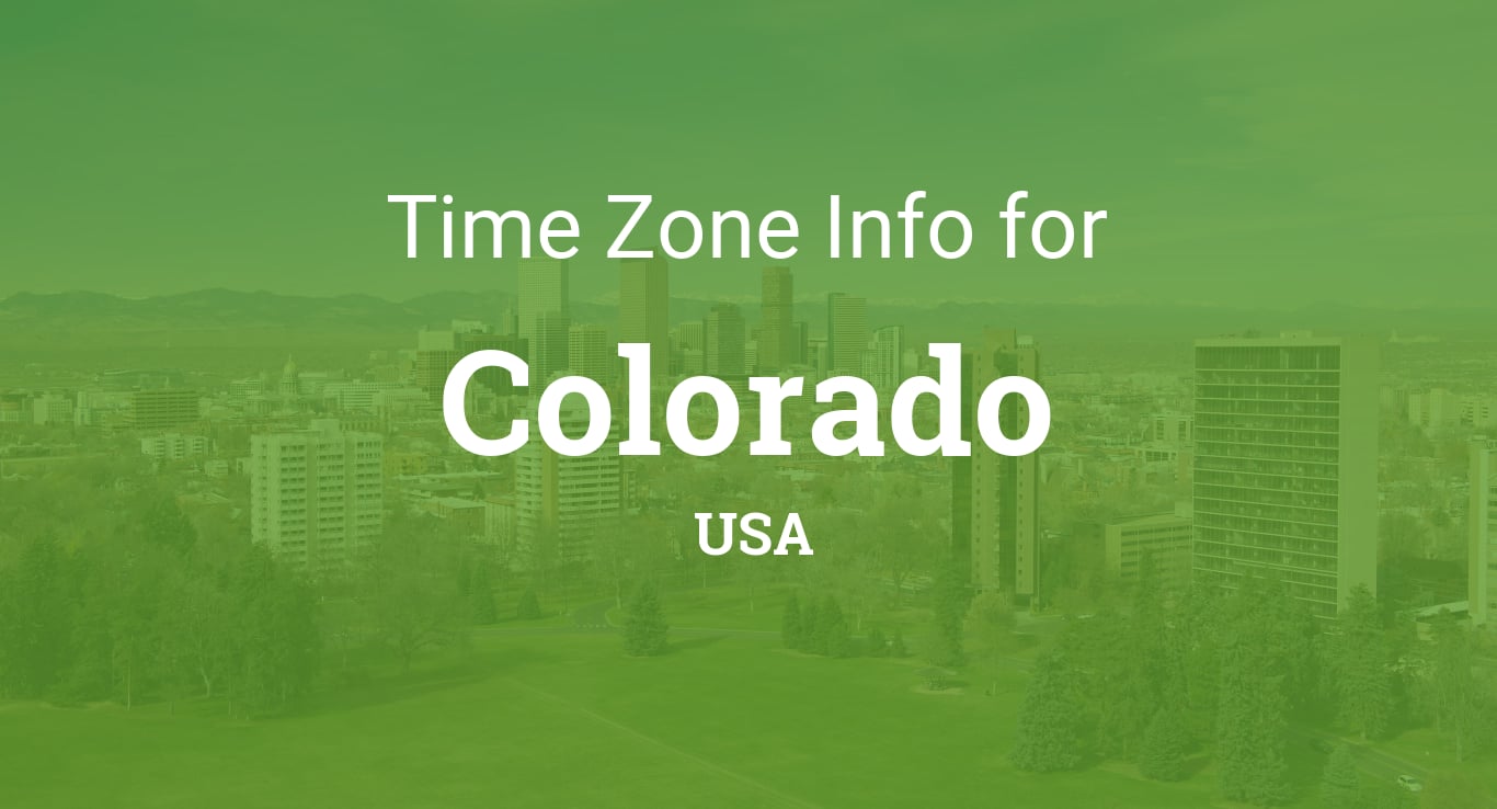 Denver time zone comparison