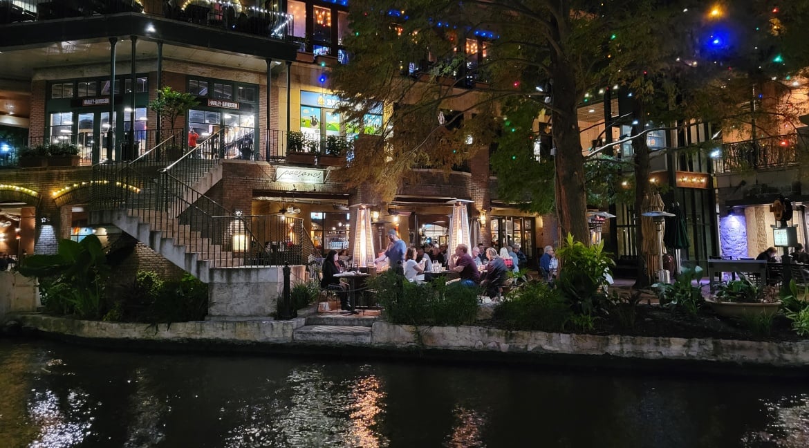 Dining Along the River Walk