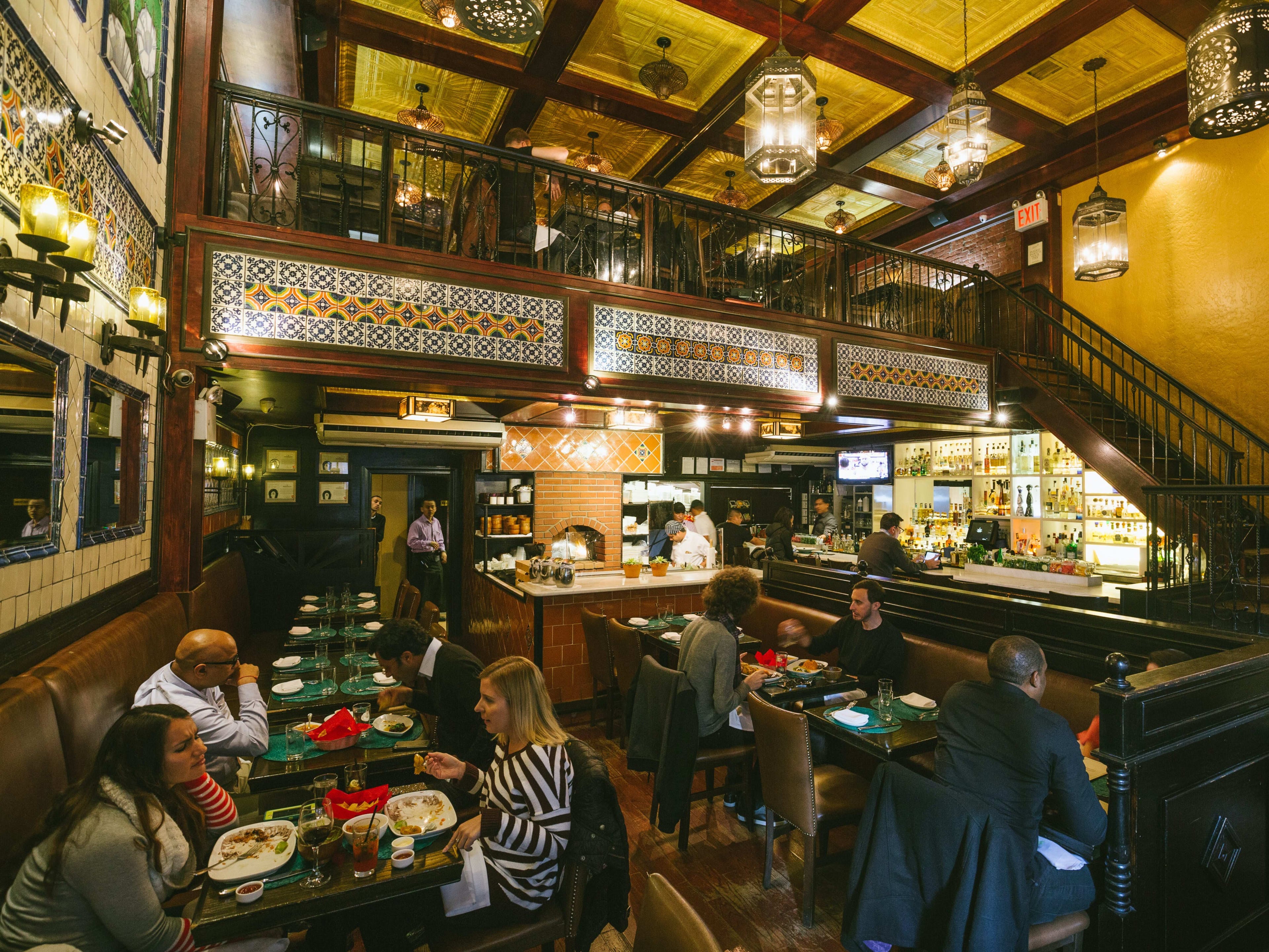 Dining in Times Square