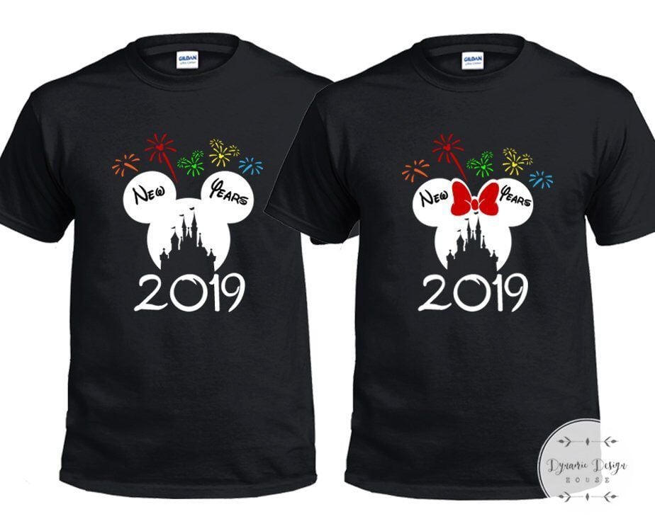 Disney Characters New Year's Eve Shirt