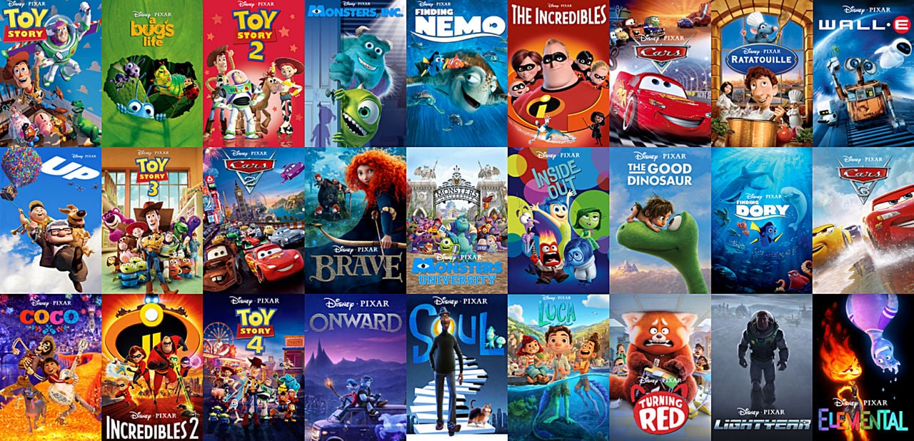 Disney's Pixar Movies