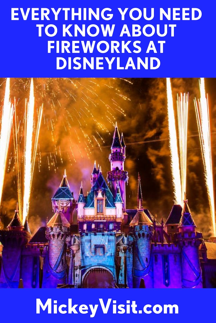 Disneyland Fireworks Showtimes