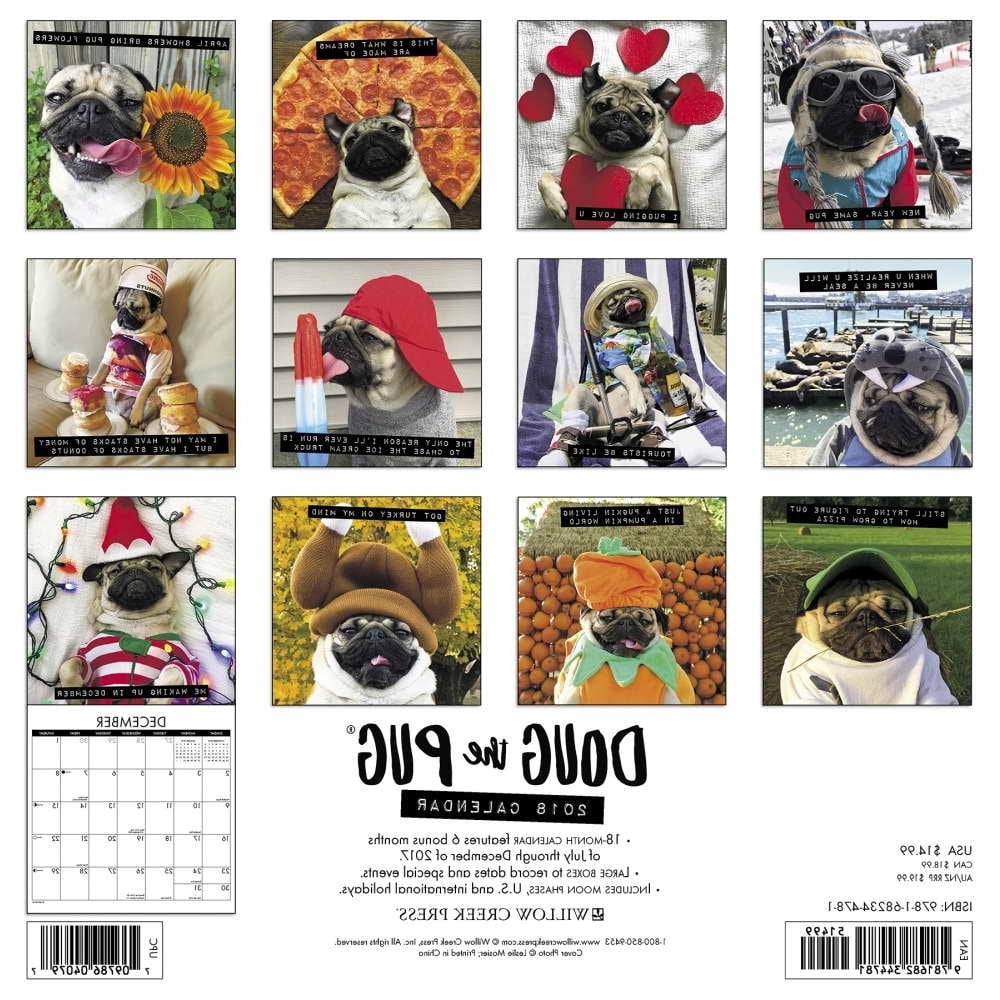 Doug The Pug 2025 Calendar