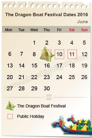 The Dragon Boat Festival Calendar