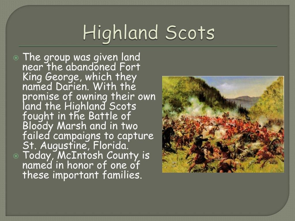 Drawing Highland Scots From Old Georgia Times Easily