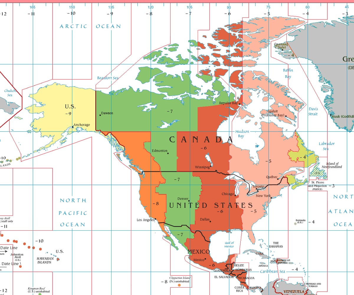 History of Standard Eastern Time Zone