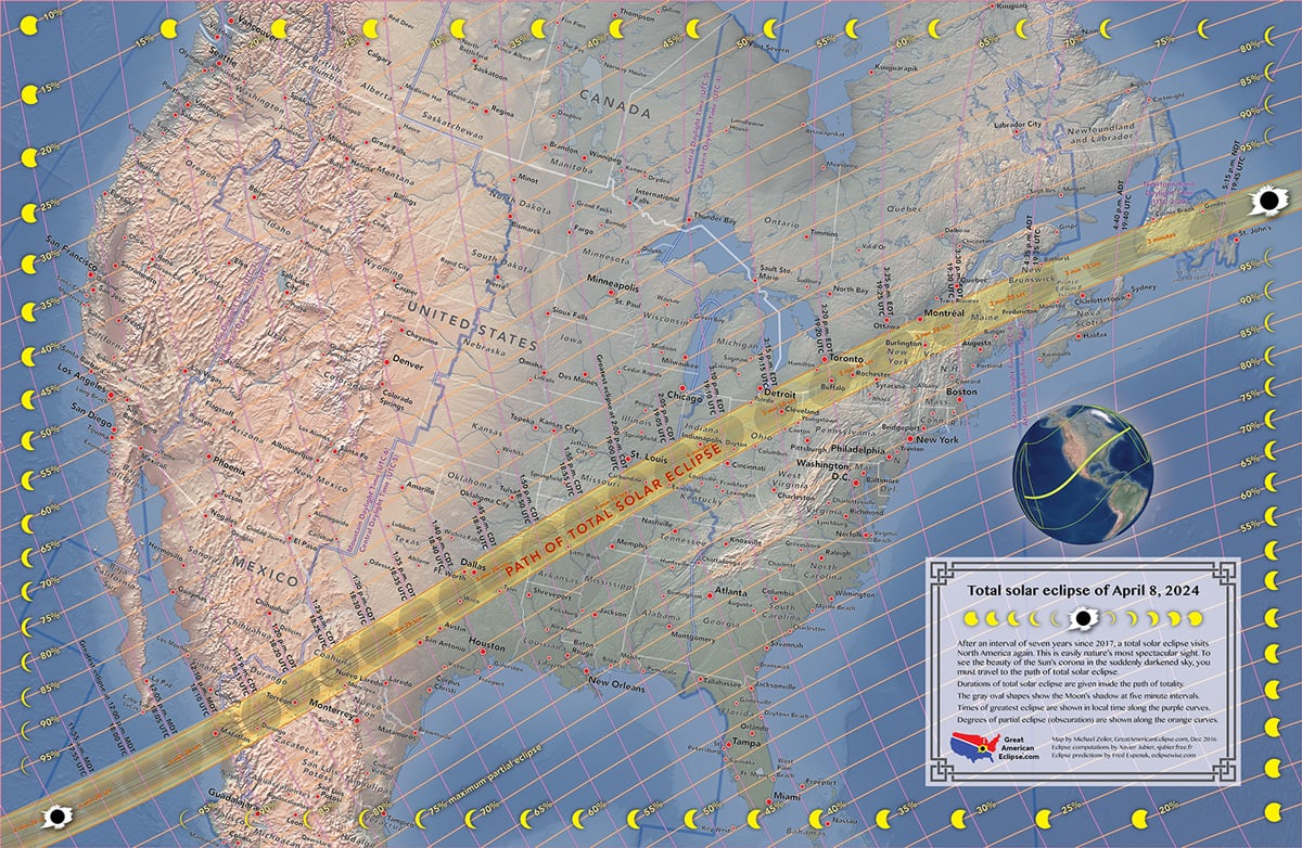 Eclipse 2024: What Time Is The Eclipse Today