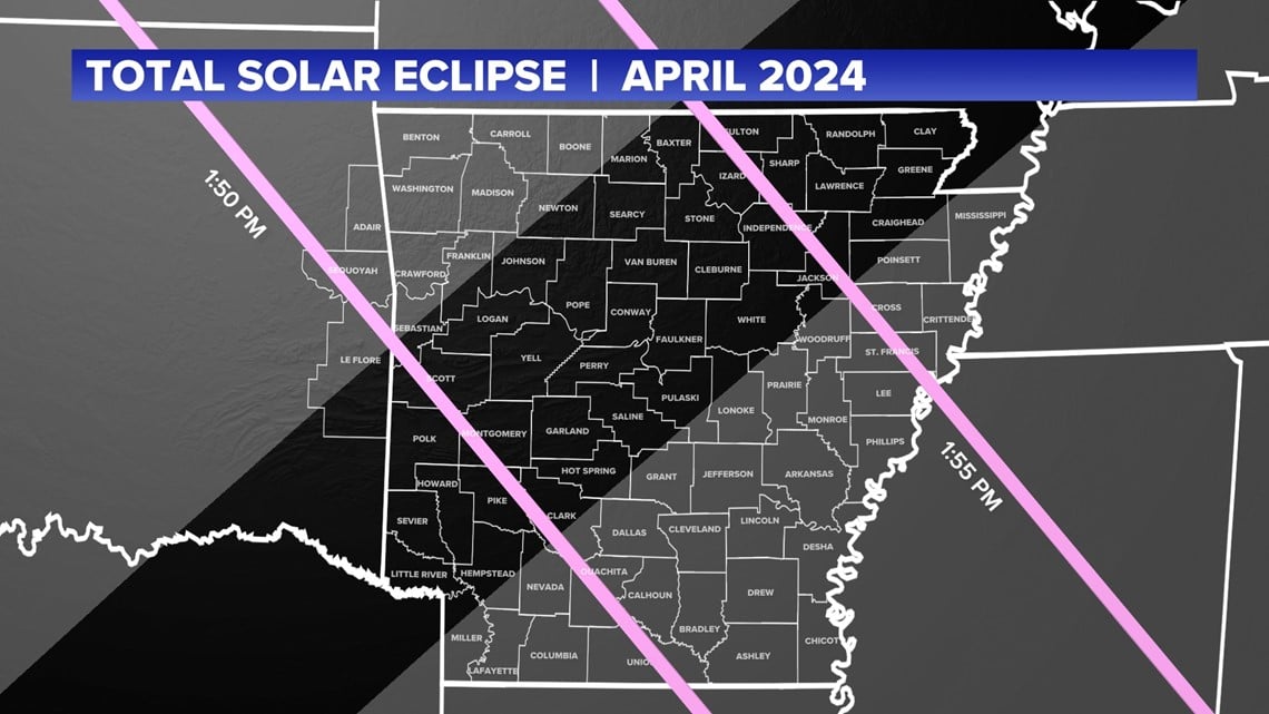 Eclipse Time In Arkansas Today: 1 Minute Guide