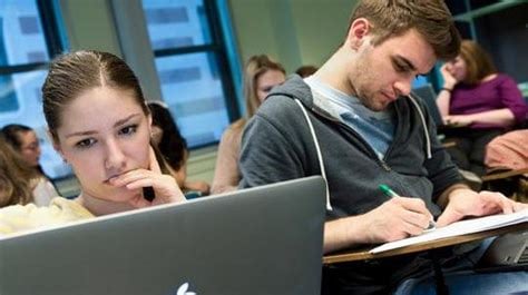 Emerson College Students Studying