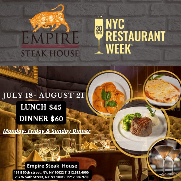 Empire Steak House Special Occasions