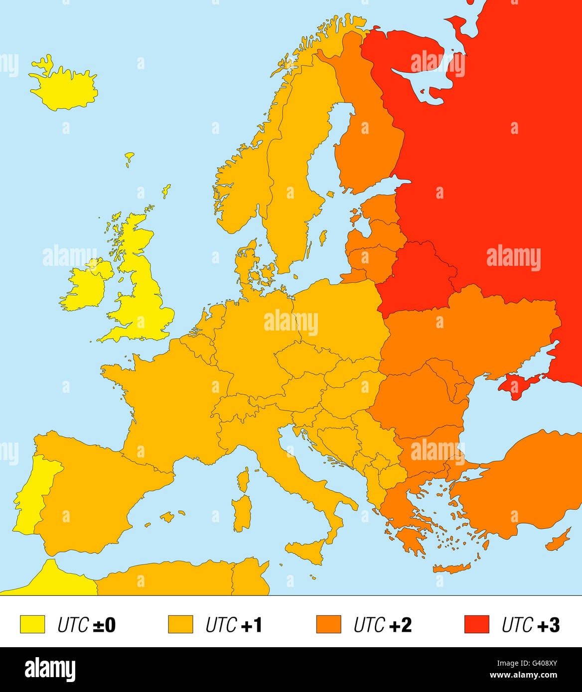 Europe Time Zones