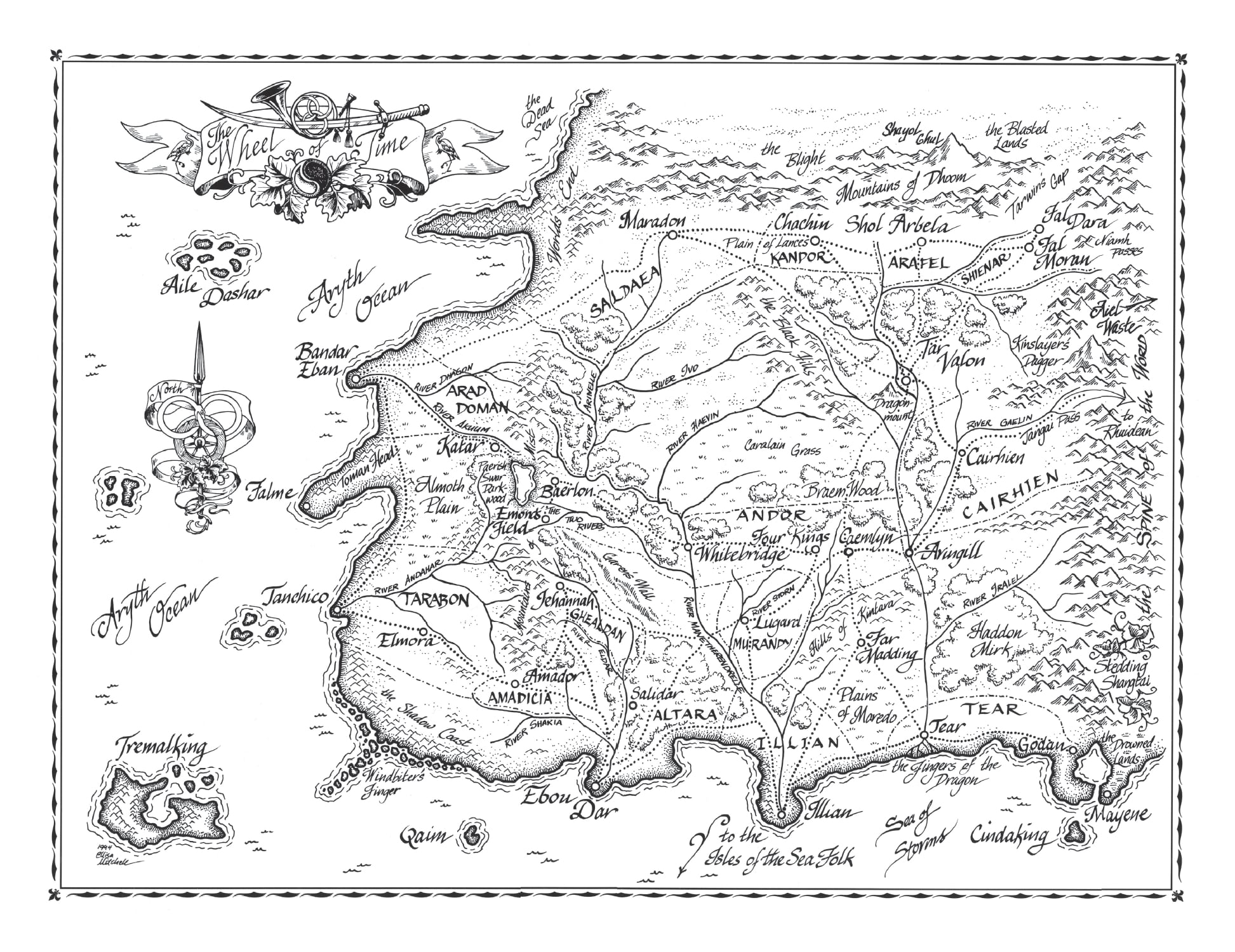 Explore 8 Essential Wheel Of Time Maps