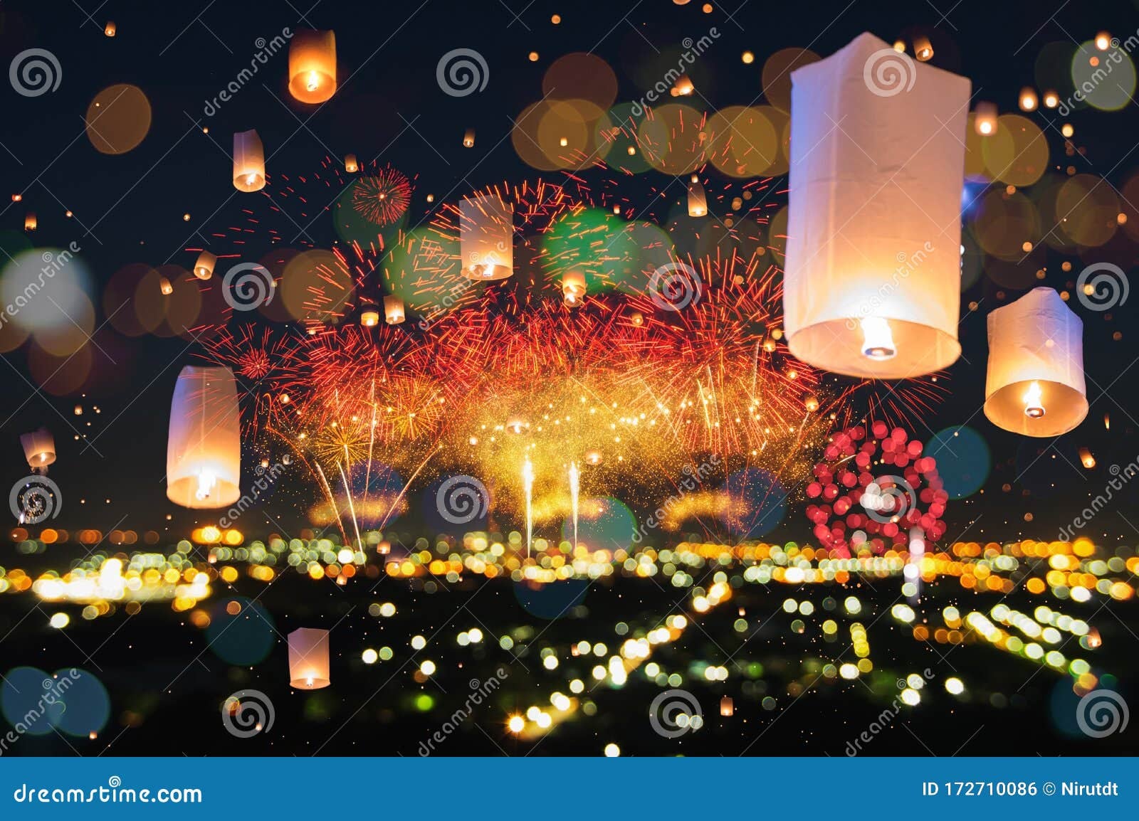 Fireworks and Lanterns