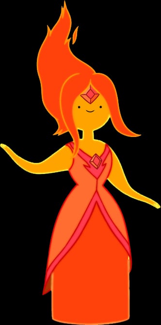 The Flame Princess, a complex and multifaceted character in Adventure Time