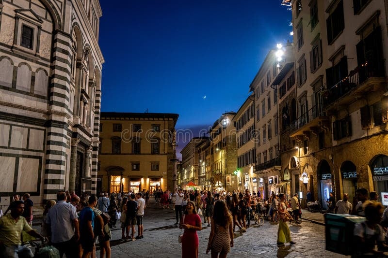 Nightlife in Florence, Italy