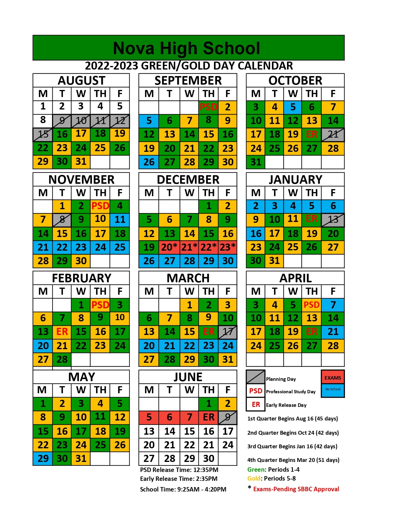 Fountain Valley High School Calendar 2024-2025 Key Dates