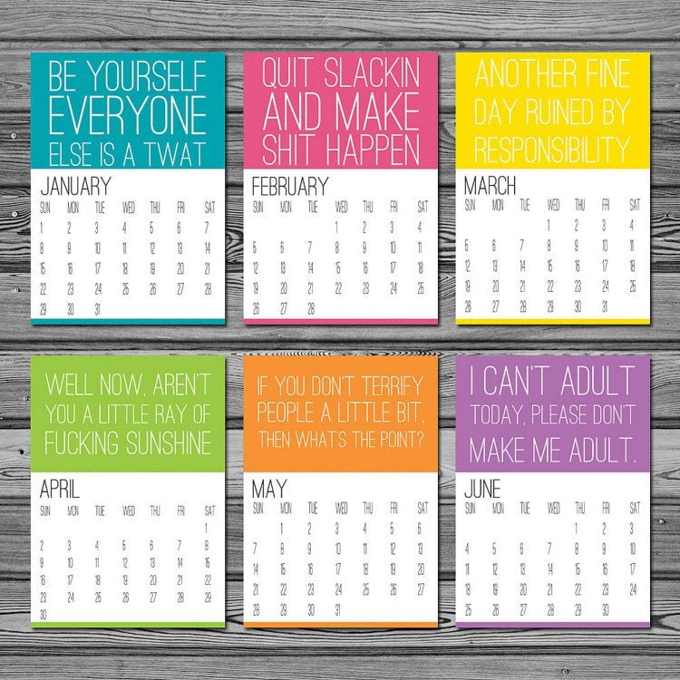 Funny Calendar Ideas