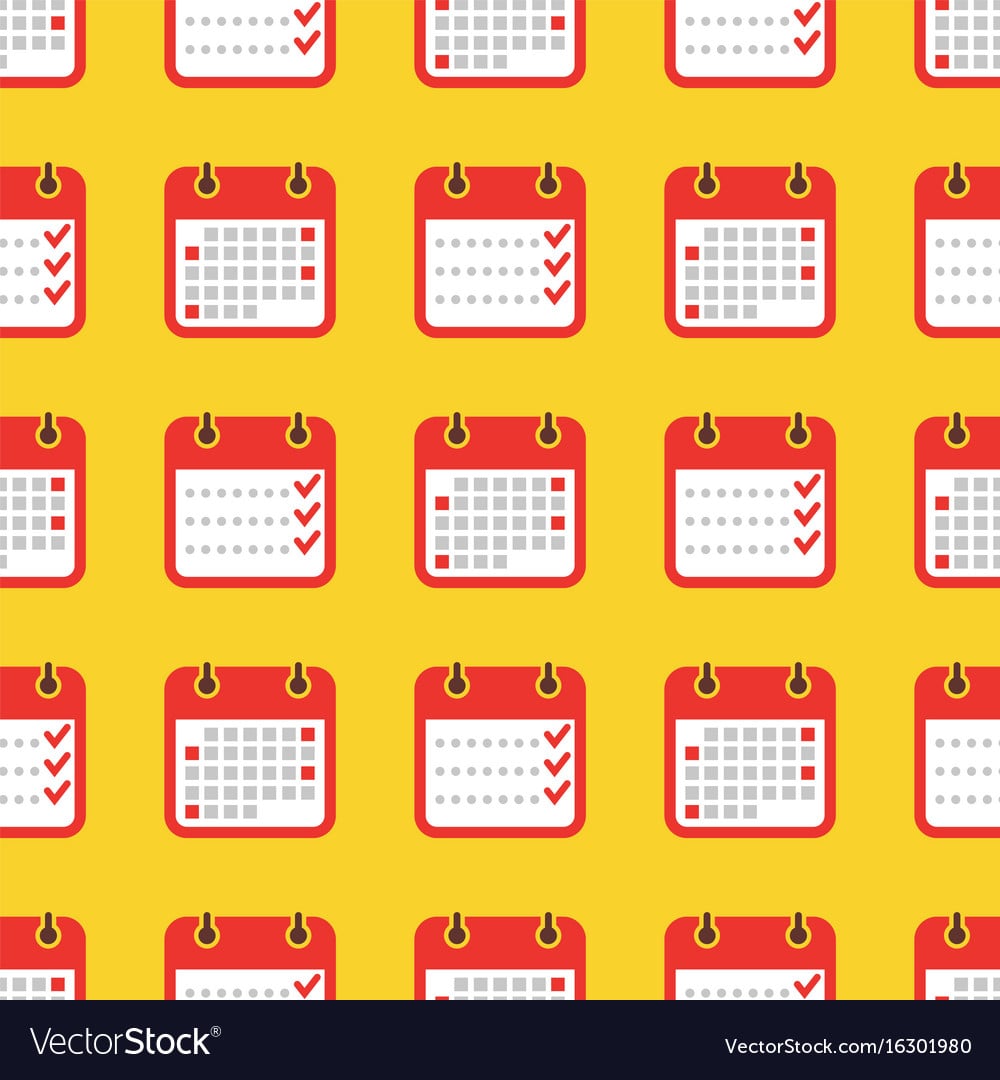 Geometric Patterned Calendar