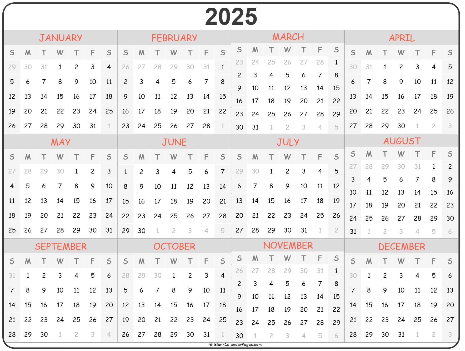 Get Your 2024/2025 Printable Calendar Today