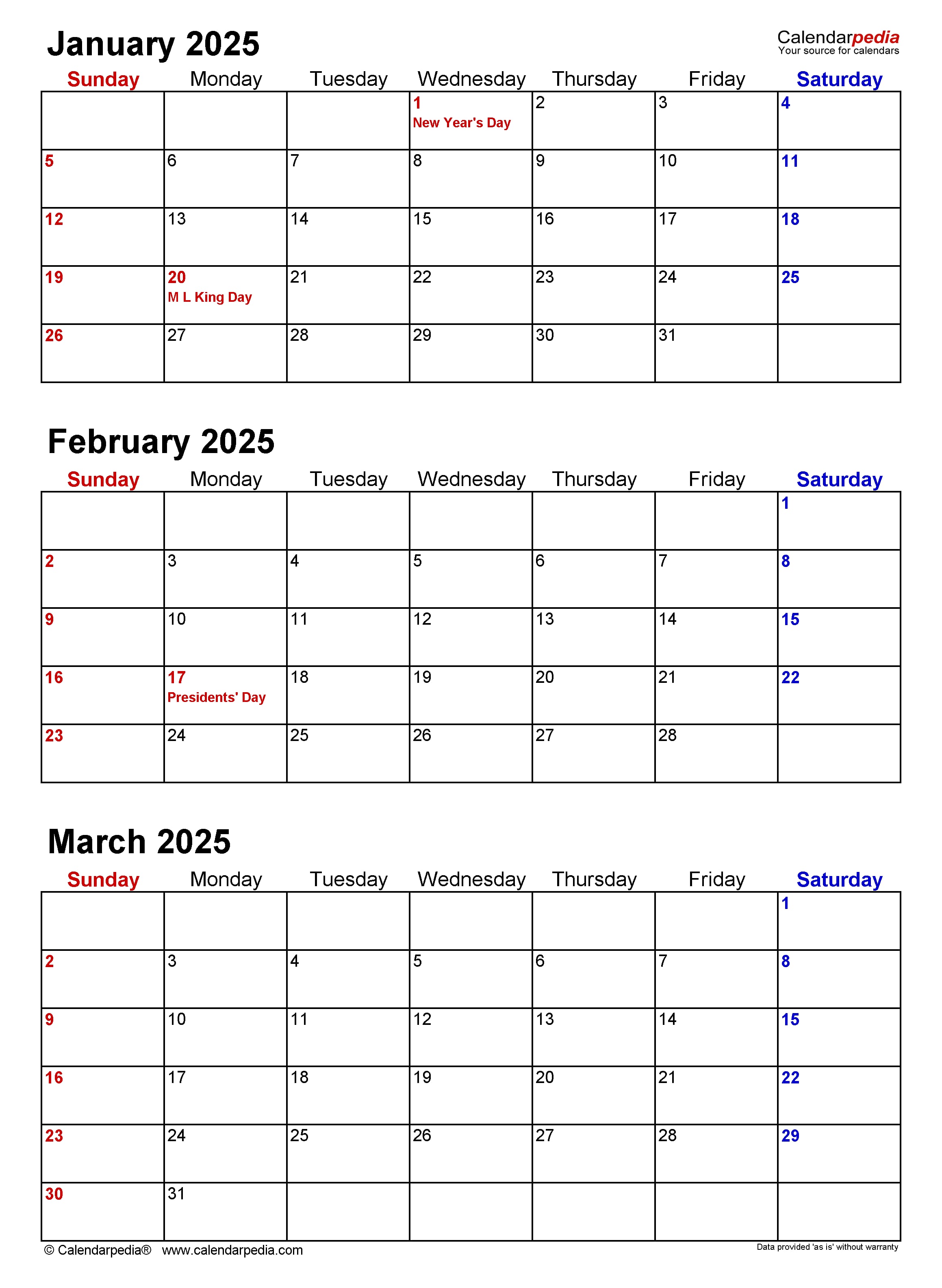 Get Your 2025 Quarterly Calendar Printables Here