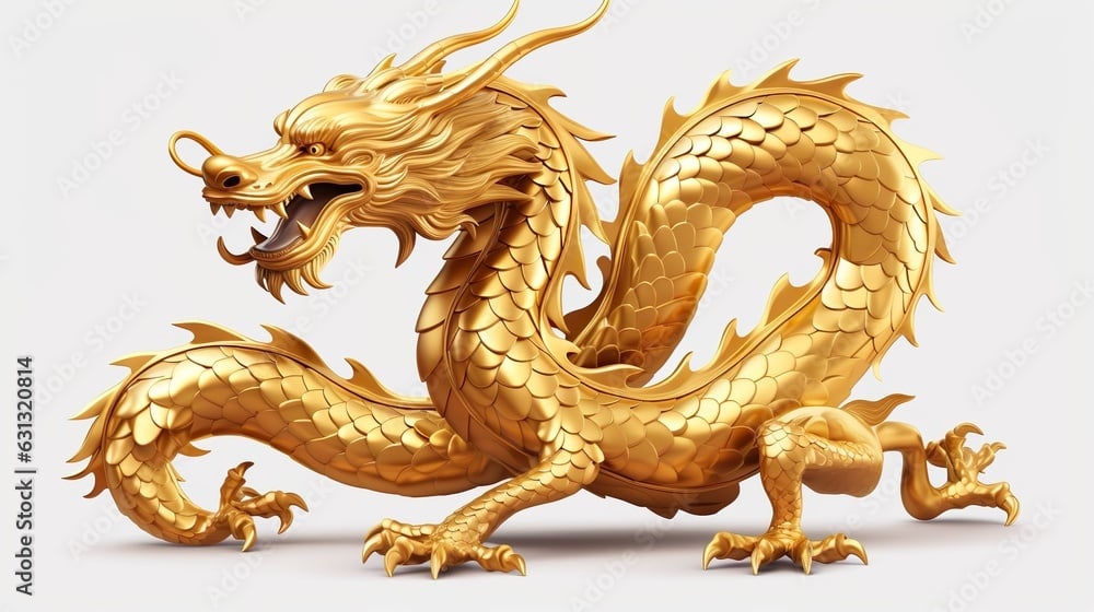 Golden Dragon Decoration