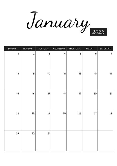 Google Docs calendar templates