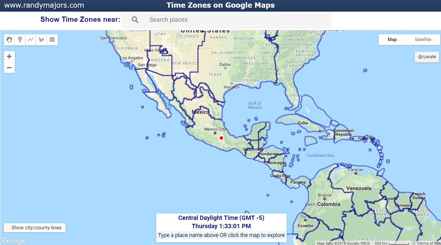 Time Zone Conversion with Google