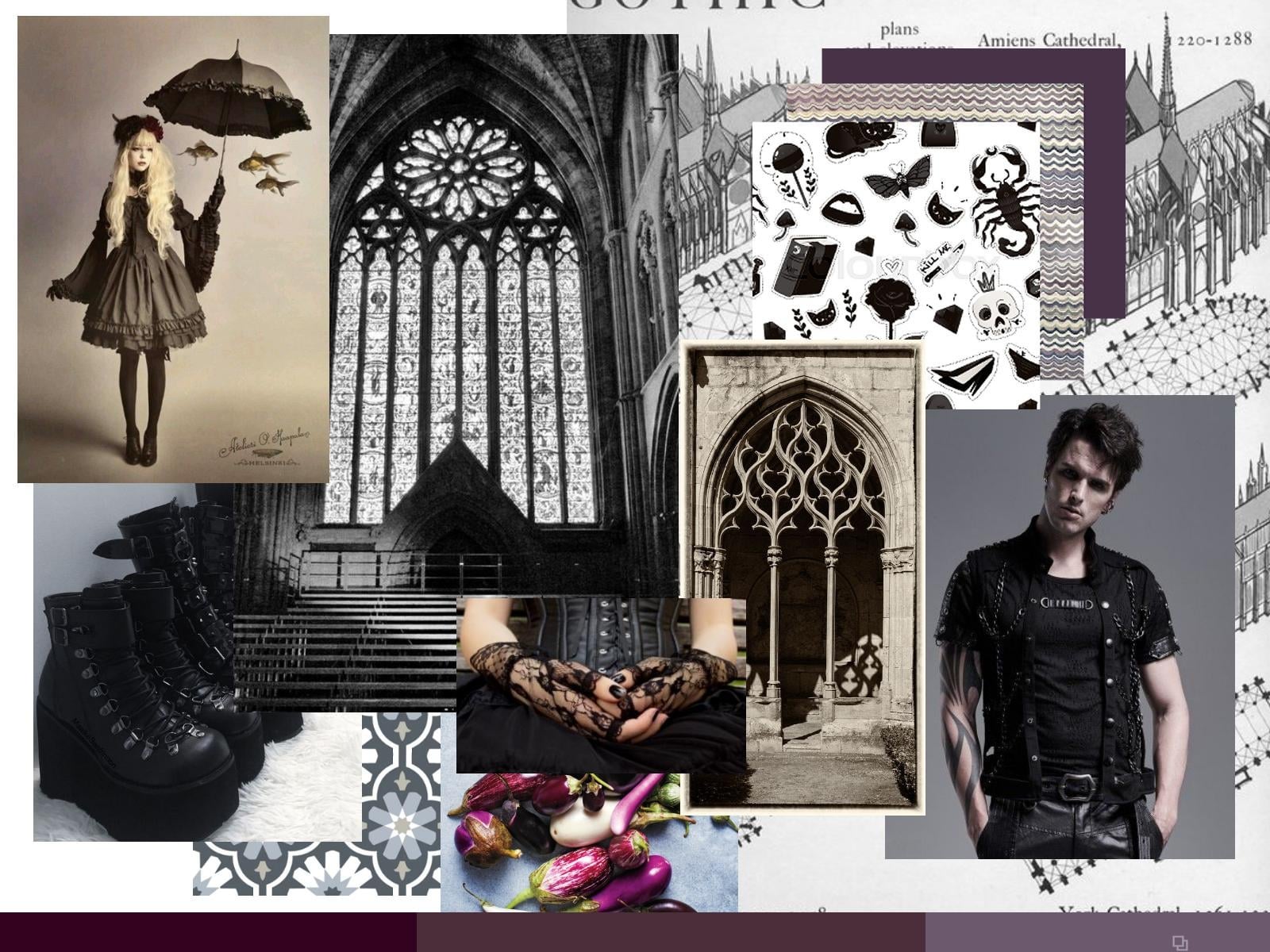 Create a Gothic-Themed Mood Board