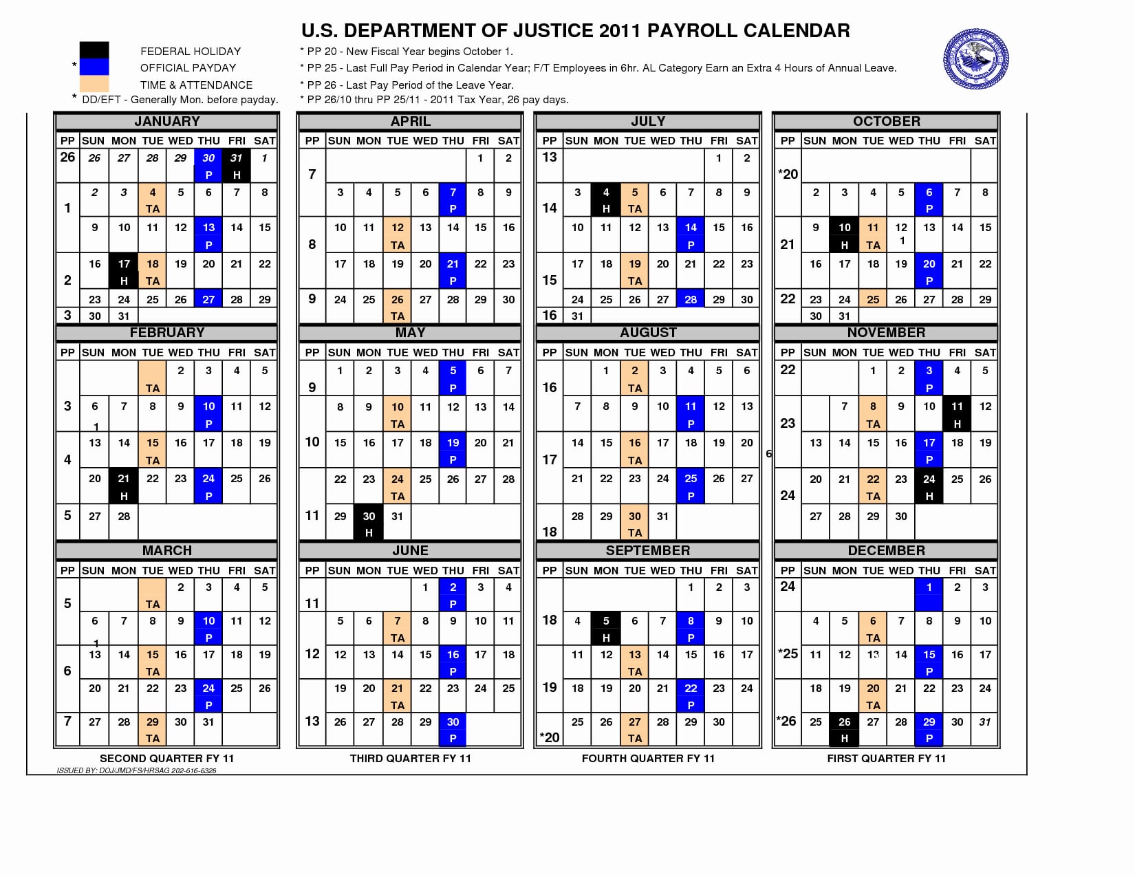 2025 Government Pay Period Calendar