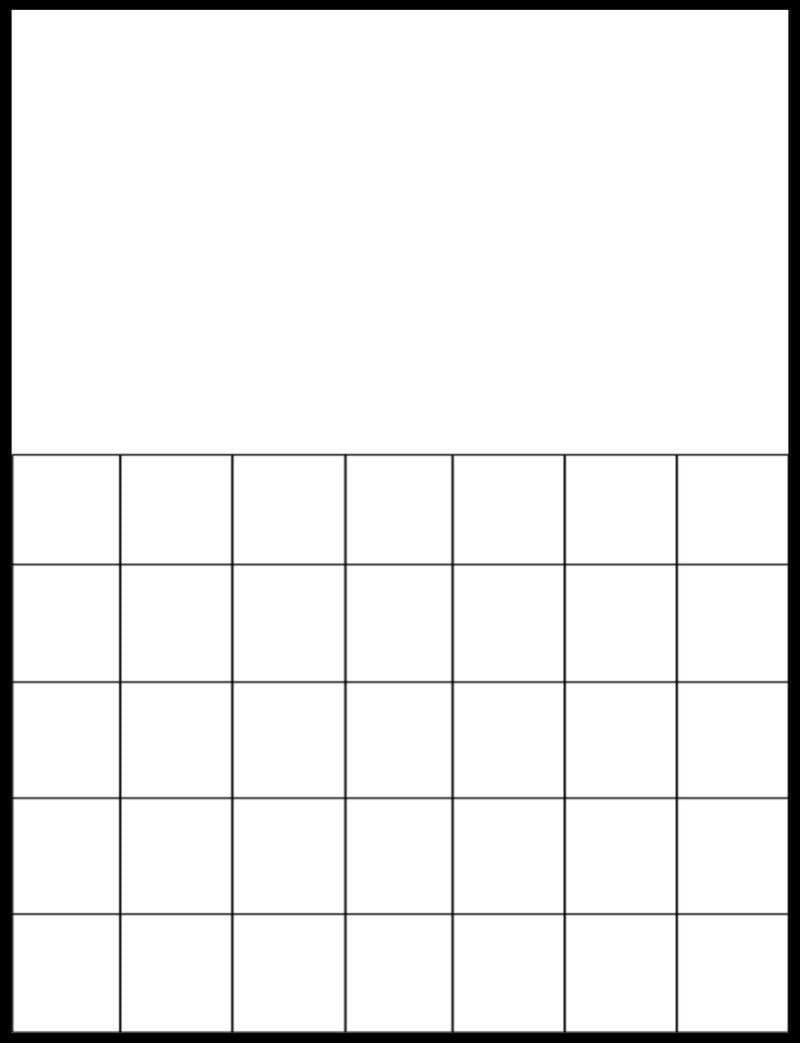 Grid Calendar Printable