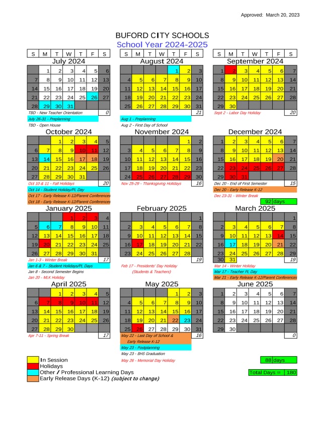 Gwinnett County Schools 2024-2025 Calendar Guide