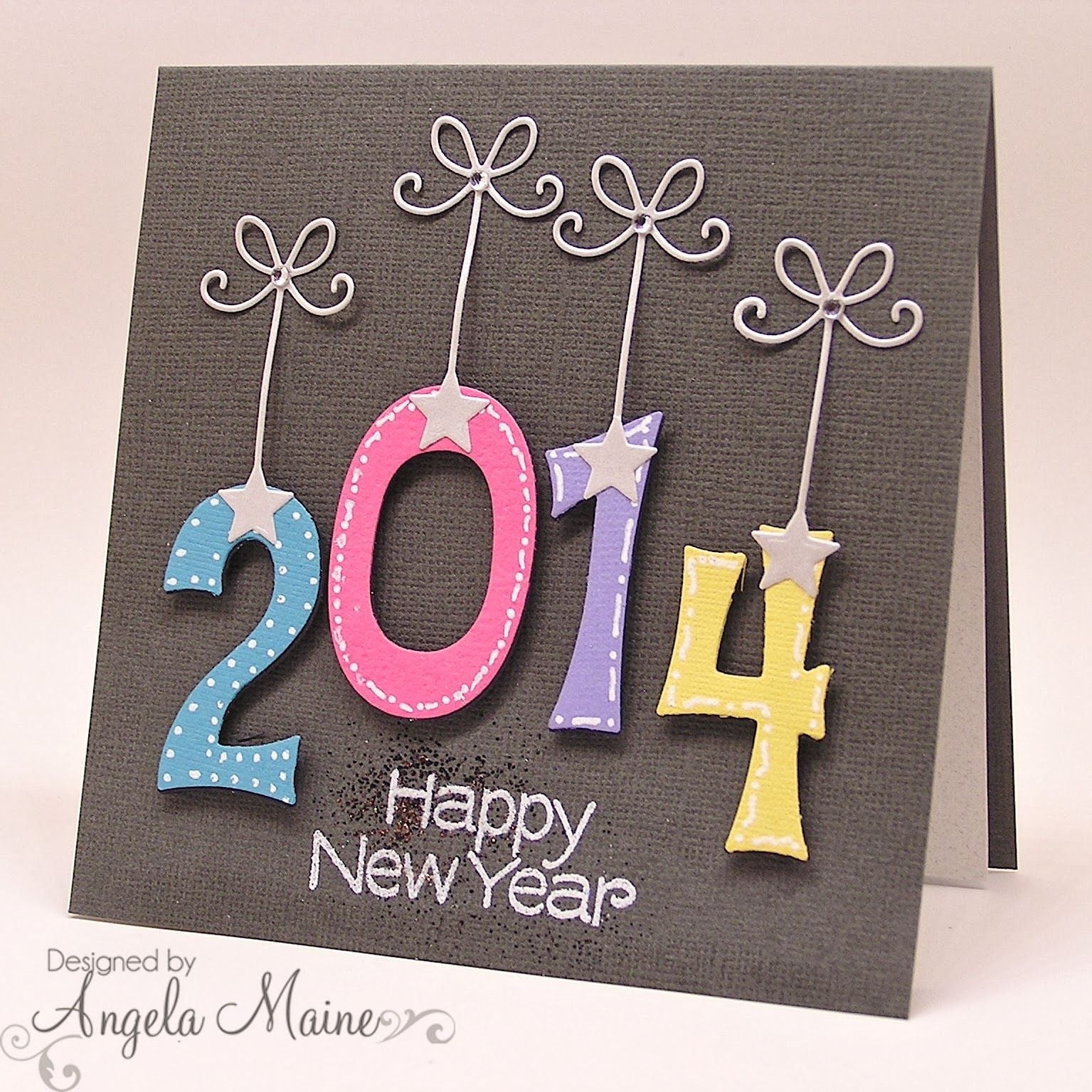 Handmade New Year's Card