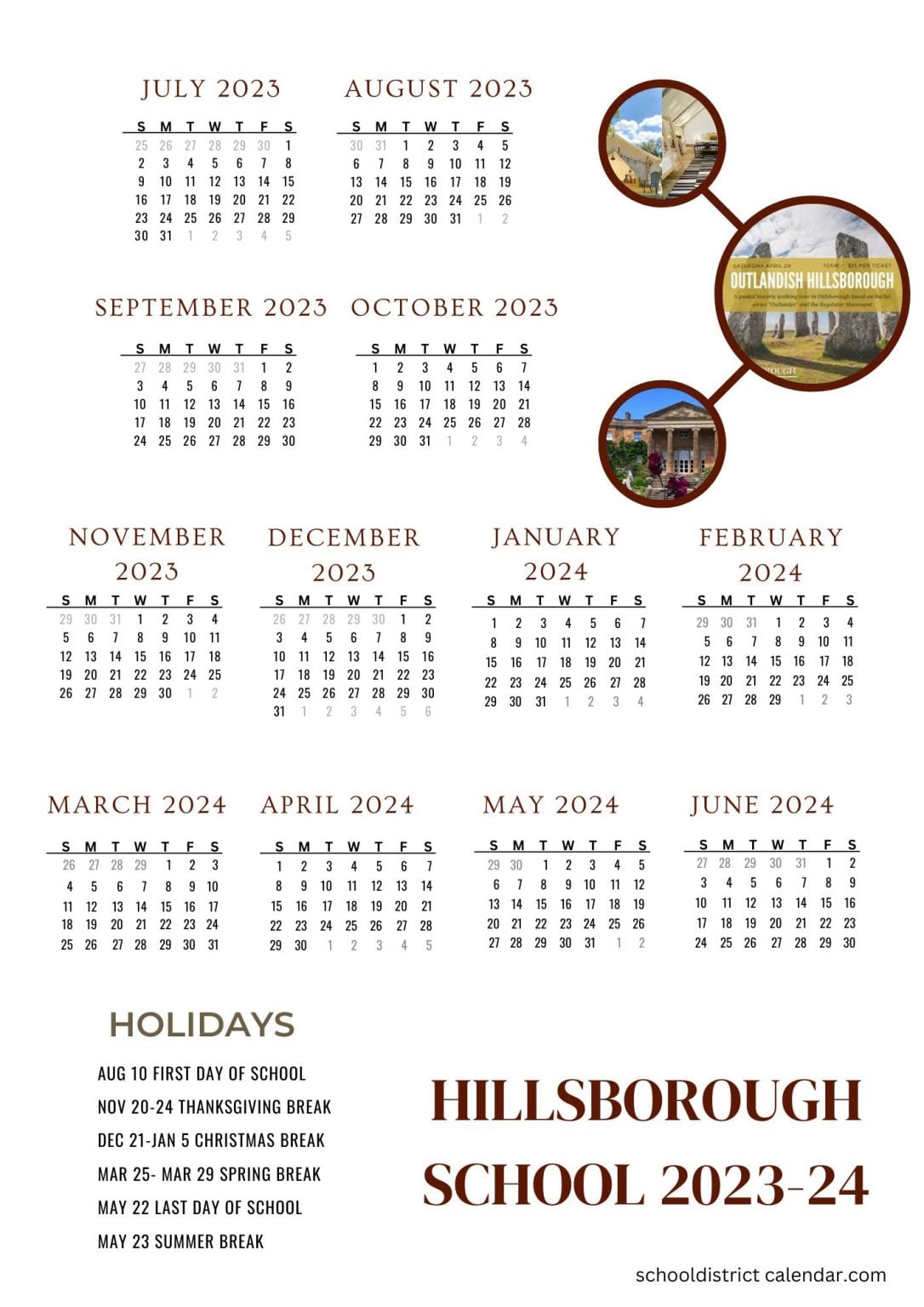 2024-2025 Employee Calendar Hillsborough County Public Schools