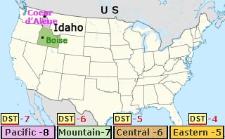 Idaho Time Zone