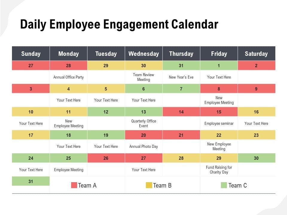 Importance of Employee Calendar