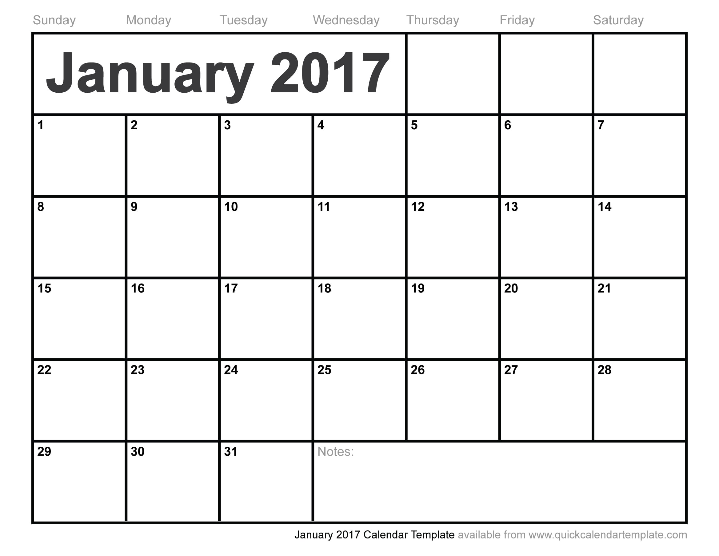 January 2025 Calendar