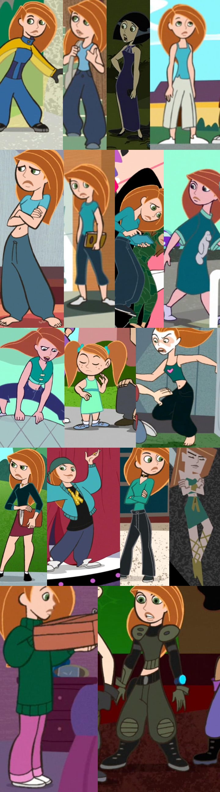 Kim Possible's Style Evolution