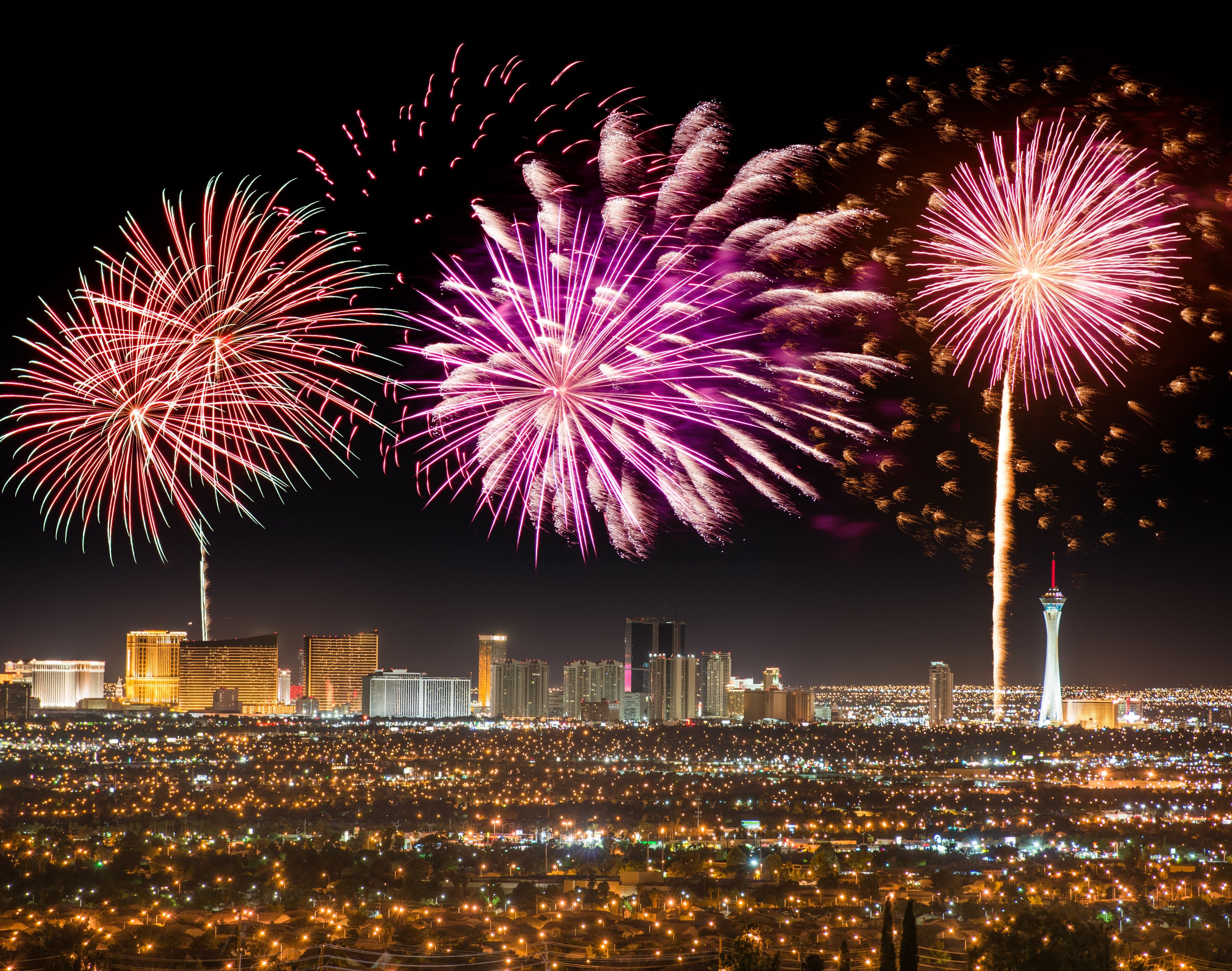 Las Vegas New Year's Eve Events and Fireworks